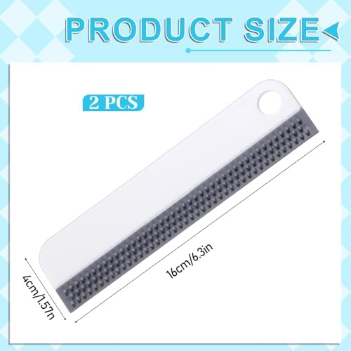 2 PCS All-Purpose Small Rubber Squeegee, Soft Silicone Mini Squeegee - Image 2