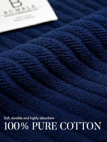Bumble Kitchen Towels, 100% Cotton, Dish Towels Navy - Image 3