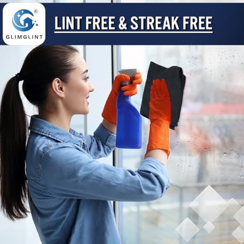 GLIMGLINT Microfiber Cleaning Cloth, 150 Pack Towels - Image 5