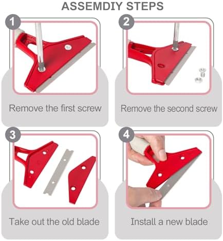 Razor Blade Scraper, Adhesive Removal Multi-Purpose Paint Scraper - Image 5