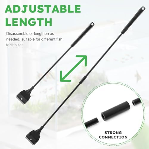 21" Aquarium Scraper Cleaner, Fish Tank Glass Cleaner - Image 4