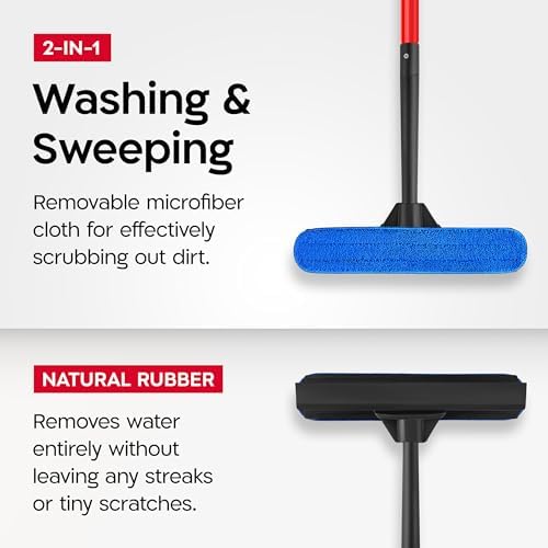 Tyroler Professional Telescopic Window Squeegee - Image 2