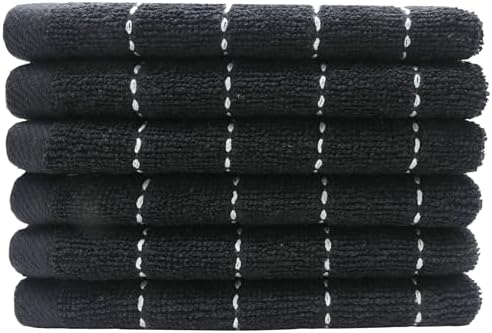 Terry Dish Rags Cloths, 12”x 12”, 6 Pack - Image 3
