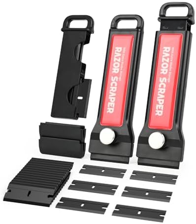 EHDIS 2PCS Plastic Razor Blade Scraper by EHDIS