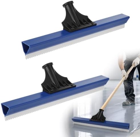 2 Pack 16-Inch Epoxy Squeegee, Lightweight Floor Squeegees by Unknown