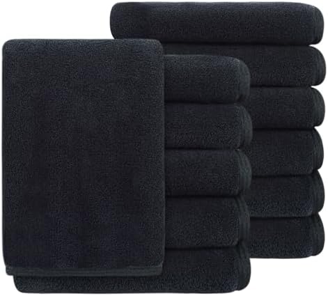 SINLAND Absorbent Coral Velvet Washcloth Ultra Soft Microfiber Face Towels 12 x by SINLAND
