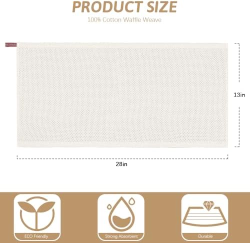 Nialnant 6 Pcs Kitchen Hand Towels, 100% Cotton, 13 x 28 in - Image 2
