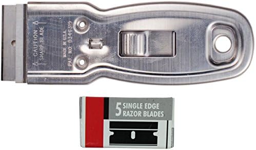 Excel Blades K11 Razor Blade Scraper, includes 6 Single Edge Blades by ExcelBlades