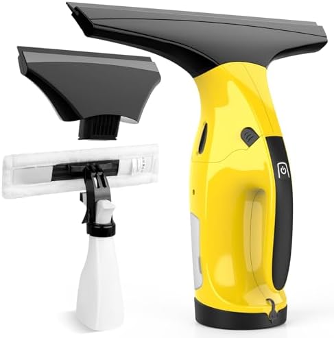 Rechargeable Window Vac, Electric Window Vacuum Squeegee, by EAVE