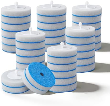 36pcs Disposable Toilet Brush Refills, Toilet Bowl Cleaner Refill Pads by JUDRDO
