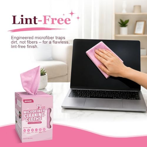 UNIMADE Microfiber Cleaning Cloth, 75 Sheets Microfiber Towels - Image 4