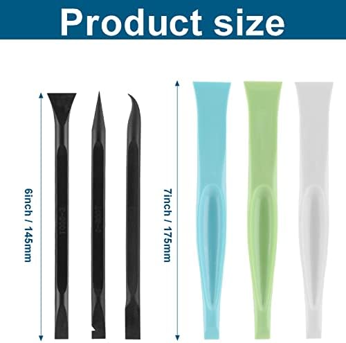 Litoexpe 6 Pieces Non-Scratch Plastic Scraper Tool Set - Image 3