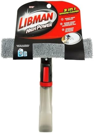 Libman 3-in-1 Window Squeegee Spray Tool – Spray Bottle - Image 2