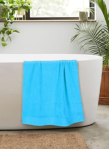 GLAMBURG 100% Cotton 2 Pack Oversized Bath Towel Set 28x55 Inches, Ultra Soft - Image 5