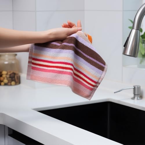 Oeleky Dish Cloths for Washing Dishes, Kitchen Hand Towels WashCloths - Image 4