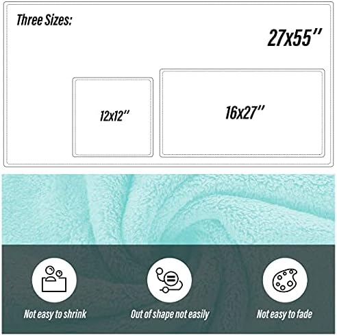 MOONQUEEN Ultra Soft Towel Set-Quick Drying-2 Bath Towels 2 Hand Towels 2 - Image 2