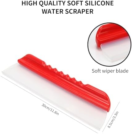 2 Pack 12inch car Squeegee, Silicone Squeegee, car Window Squeegee, Flexible - Image 2