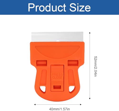 4 Pack Mini Plastic Razor Blade Scraper - Image 2