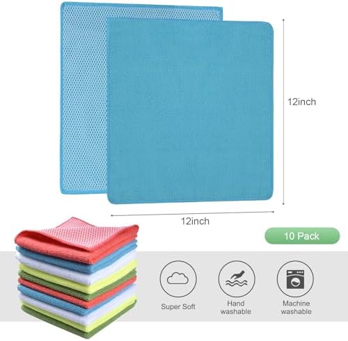 SINLAND Dish Cloth for Washing Dishes Kitchen Washcloth Cleaning Cloth - Image 2