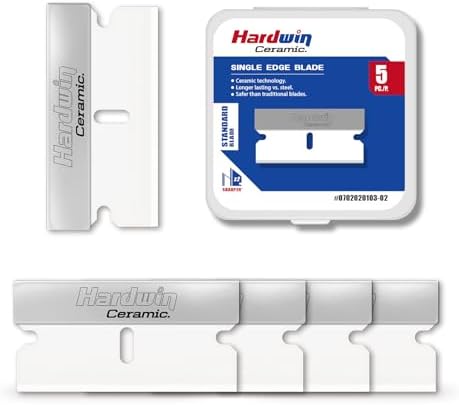 5-Pack Ceramic Scraper Blade Refills, Rust-Proof by HardWinTools