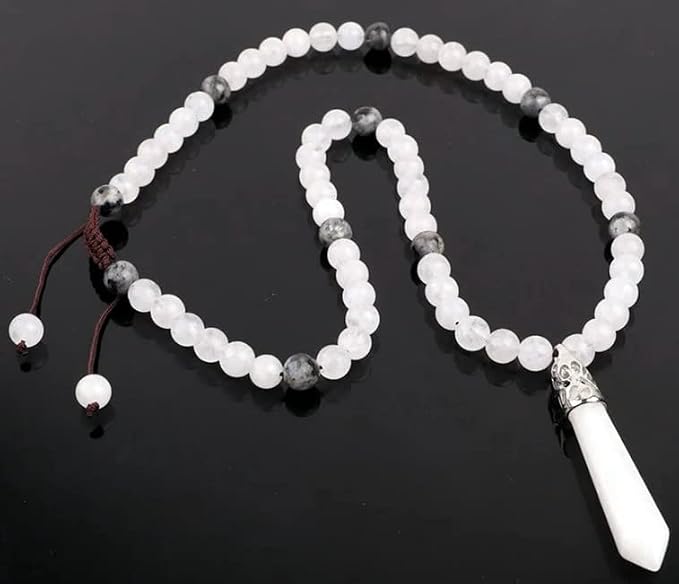Zenkeeper 108 Pcs White Jade Beads - Image 4