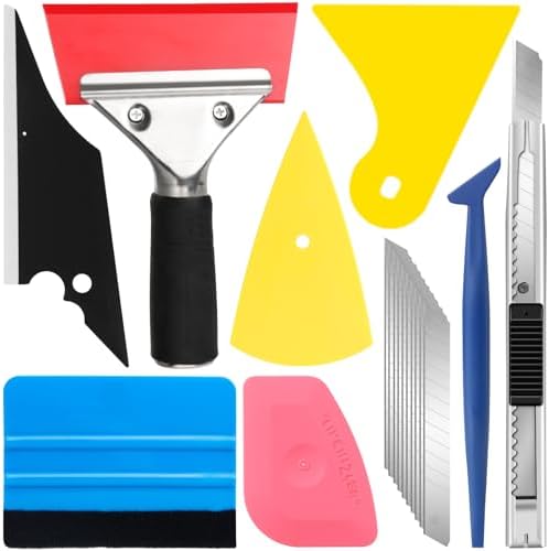DIYSELF 18 Pcs Window Tint Kit, Vinyl Wrap Tool Kit, Water Blades Tool by DIYSELF