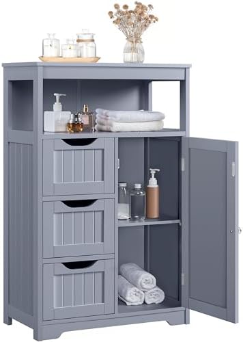 Yaheetech Small Freestanding Bathroom Storage Cabinet by Yaheetech