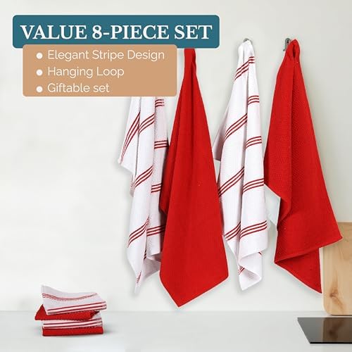 Casa Platino Kitchen Towel Set 8 Pc - Image 5