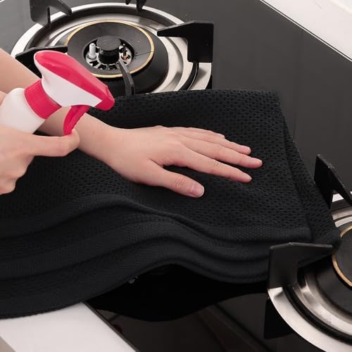 Homaxy 100% Cotton Oversized Waffle Weave Kitchen Towels - Image 5
