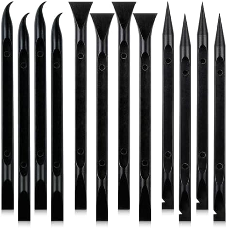 12Pcs Plastic Scraper Tool, Crevice Cleaning Tool, Non-Scratch Car Detailing by Unknown