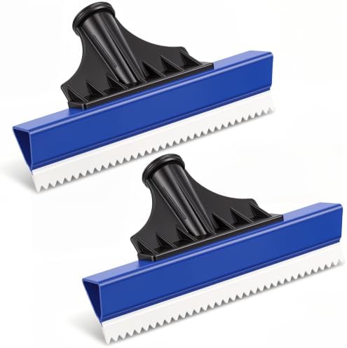 2 Pack Epoxy Floor Squeegees Notched Squeegee by Lanties