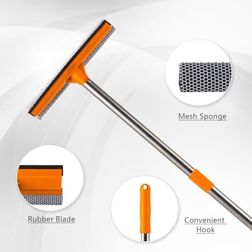 2-in-1 Adjustable Window Squeegee - Image 2