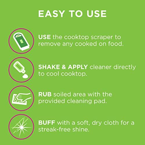 Affresh Cooktop Cleaning Kit, 5 Oz Cleaner, 5 Pads, 1 Scraper - Image 4