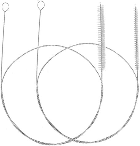 2 Pack 40 Inch Dual Size Straw Cleaner Brush, Flexible Pipe Cleaner by SHUOGUO