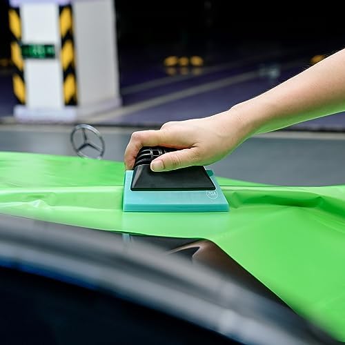 FOSHIO Blue Small Squeegee, Non-Slip Handle Rubber PPF Squeegee - Image 6