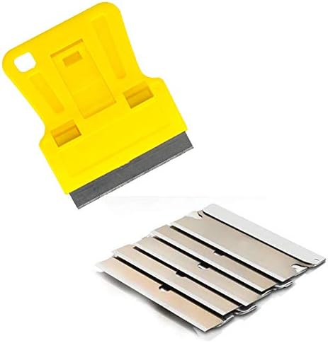 1.5 inch High Visibility Mini Razor Blade Scraper Glass Scraper Paint Window - Image 4