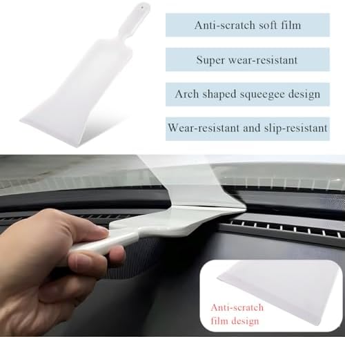 Yourkar Car Bulldozer Squeegee, Flat Long Handle Window Tint Film Installation - Image 4