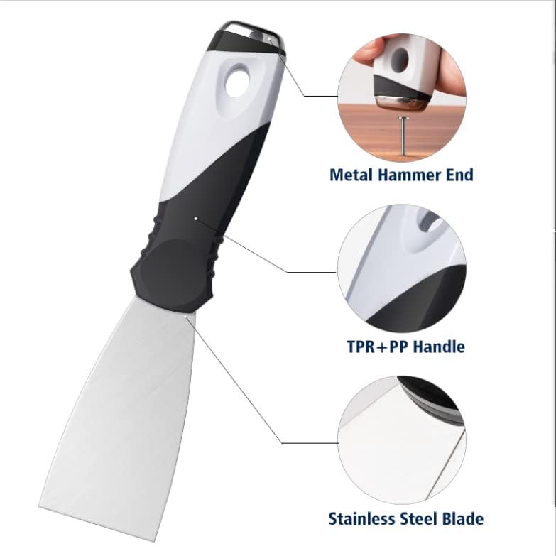 Mister Rui 2" Stainless Putty Knife & Paint Scraper - Image 2