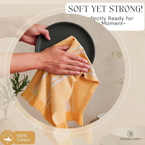 Stripe Kitchen Towels 12 Pack, 16x26 Inches, Dish Cloths - Image 3