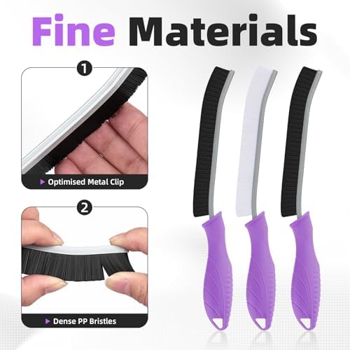 FOOGWEE Hard Bristle Crevice Cleaning Brush - Image 4