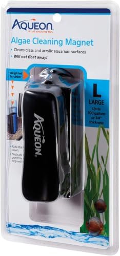 Aqueon Aquarium Algae Scraper, Fish Tank Magnetic Glass Cleaner by Aqueon
