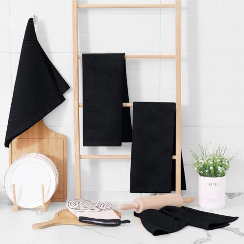 Homaxy 100% Cotton Waffle Weave Kitchen Towels - Image 6
