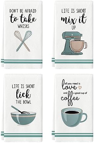 Artoid Mode Ware Funny Coffee Kitchen Towels Dish Towels, 18x26 Inch Farmhouse by ArtoidMode