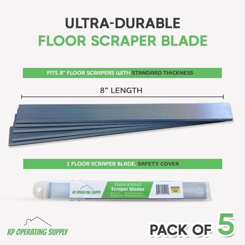 8-Inch Floor Scraper Blades, 20 Pack Replacement - Image 5