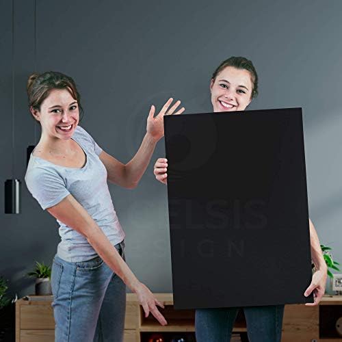 15 Pack Foam Board | Black Foam Board 3/16 Inch Thick Black Core Mat | Backing Board for Presentations, Signboards, Arts, Display and Crafts with Double-Sided Sheet - 20x30 Inches
