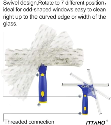 Window Washing Kit with Extension Pole, Window Cleaner - Image 2