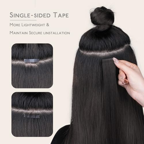 WENNALIFE Hair Extension Tape Roll Single Sided, Transparent Tape - Image 3