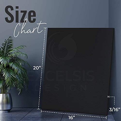 15 Pack Foam Board | Black Foam Board 3/16 Inch Thick Black Core Mat | Backing Board for Presentations, Signboards, Arts, Display and Crafts with Double-Sided Sheet - 16x20 Inches