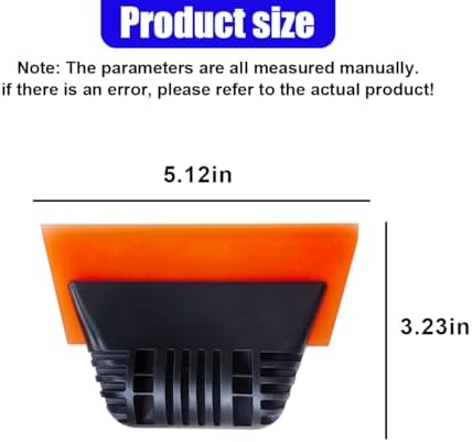 Small Squeegee, Soft Rubber PPF Car Window Tint Squeegee, Vinyl Wrap Scraper - Image 2