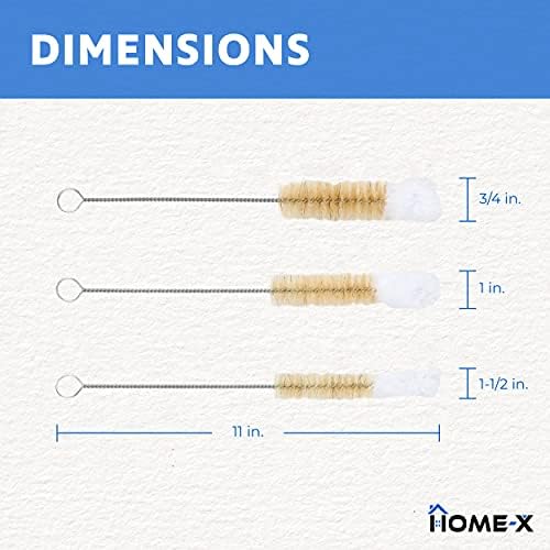 HOME-X Soft-Tip Cleaning Brush Set, Soft Scrub Brush - Image 4